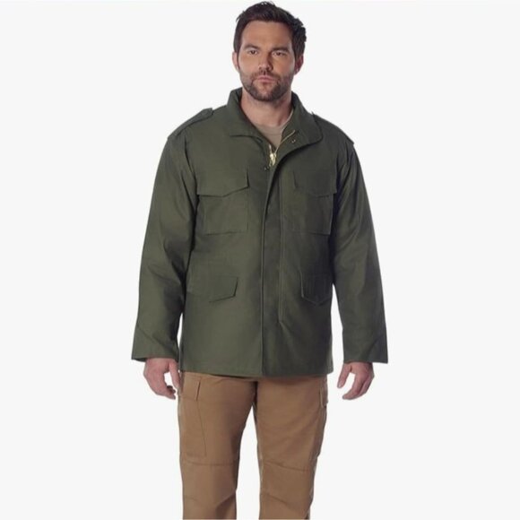 Mens Water Repellent Outer Shell Jacket With Removable Quilted Button-In Liner S - Picture 4 of 13
